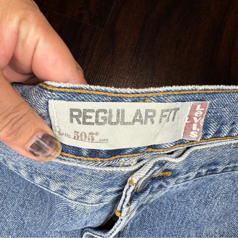 Levi's 505 Vintage y2k Light Blue Relaxed Jeans 44x30